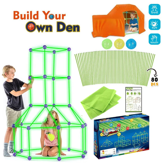 Funhouse Glow in the Dark Building Forts
